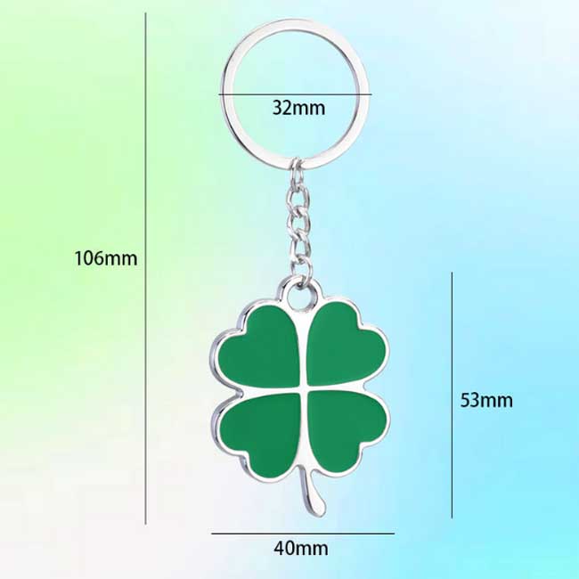 lucky clover keychain